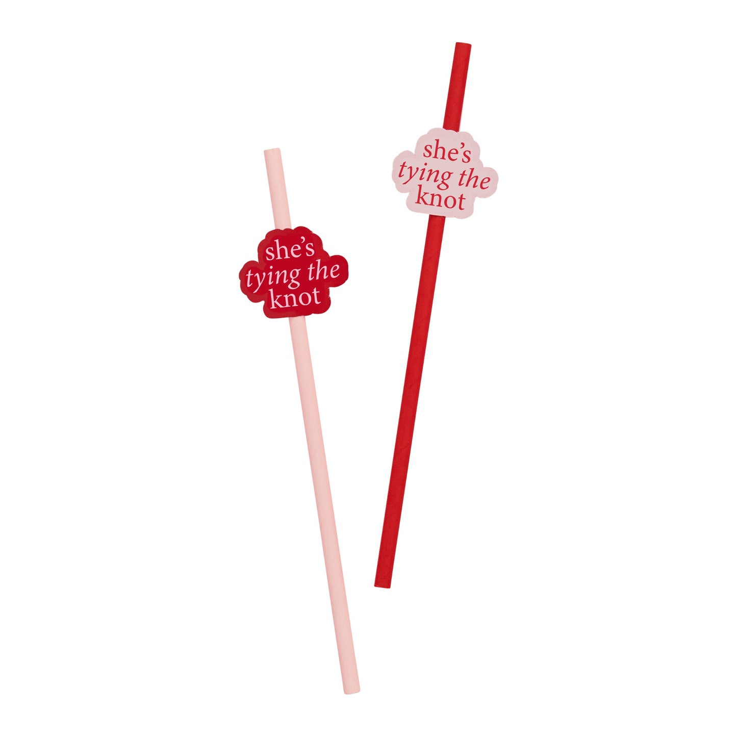 She's Tying The Knot Paper Straws - Pack of 16