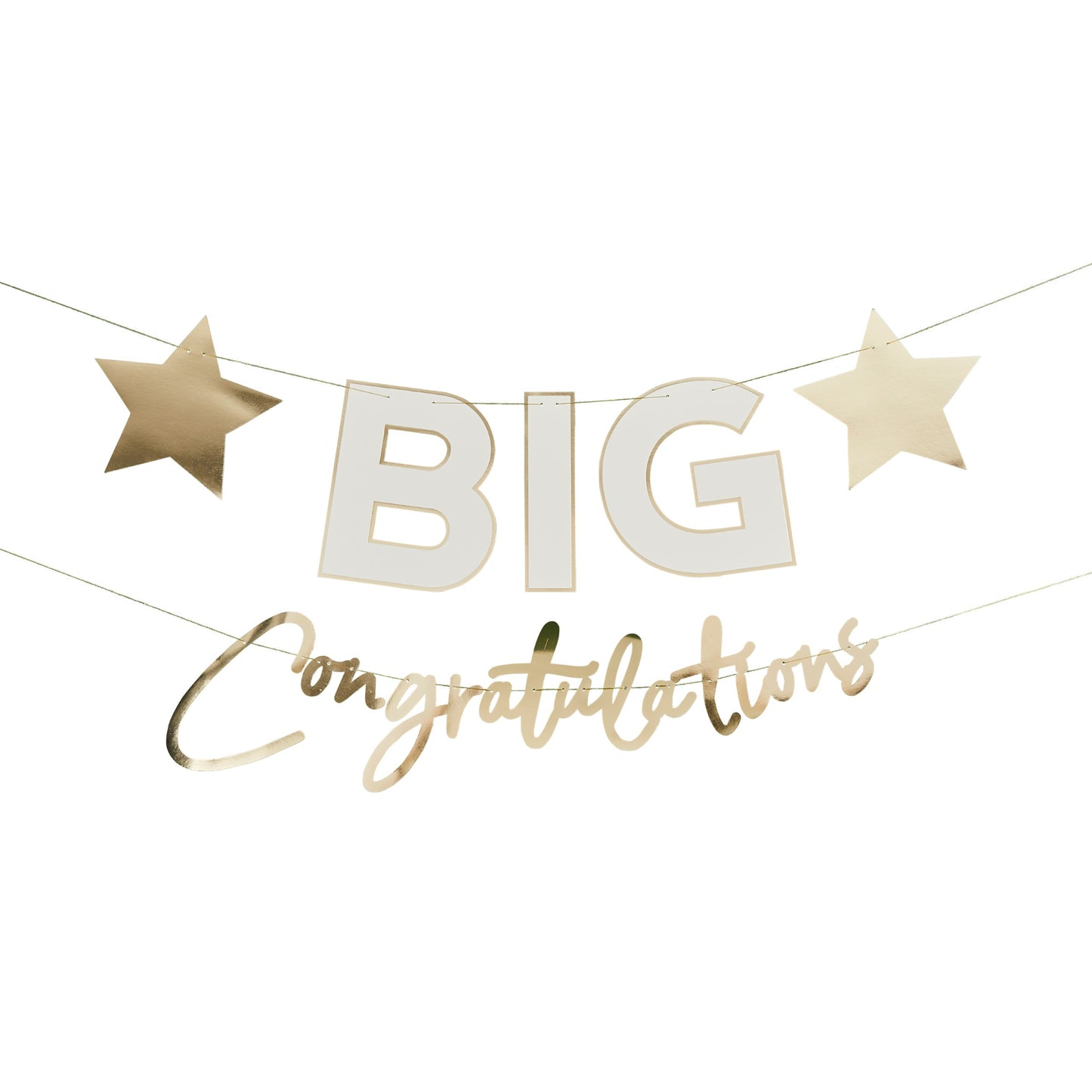 Big Congratulations Card Banner x2 2.5m