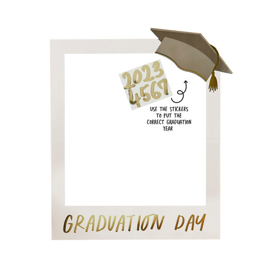 Graduation Photo Frame & Year Sticker Sheet