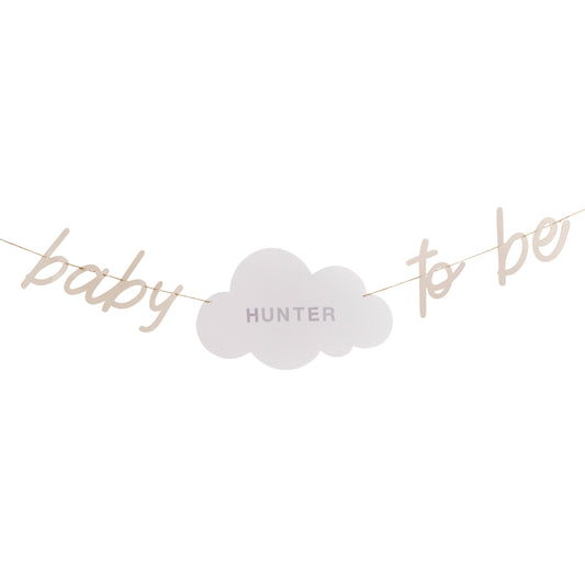 Baby To Be Customisable Card Banner 2m