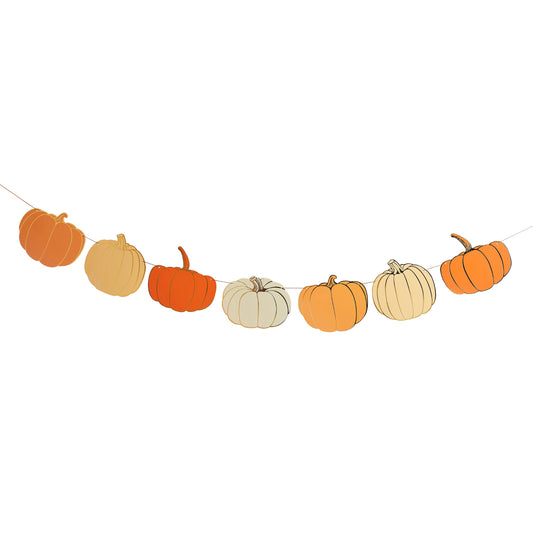Pumpkin Card Garland 2.5m