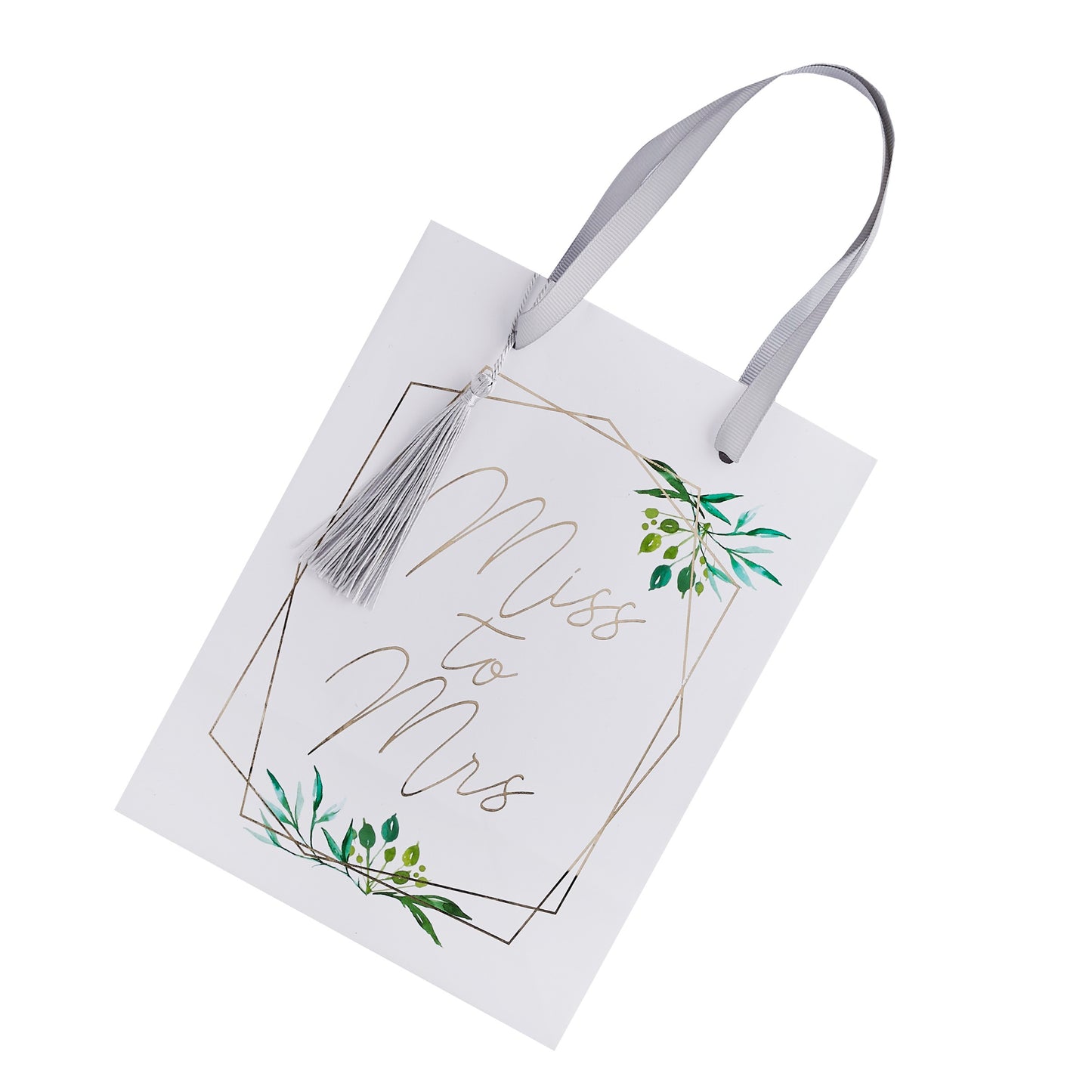 Geometric Greenery 'Miss To Mrs' Party Bags - Pack of 5