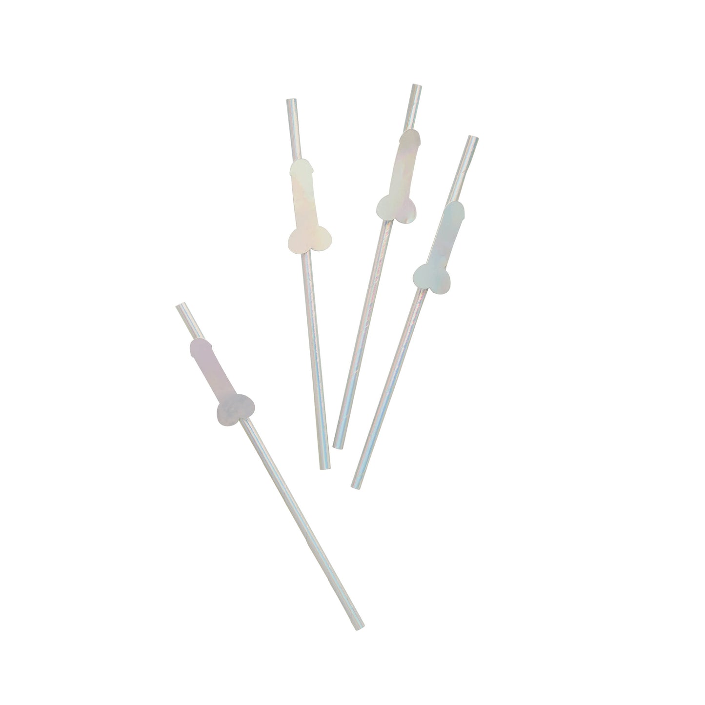Disco Hen Paper Straws - Pack of 16
