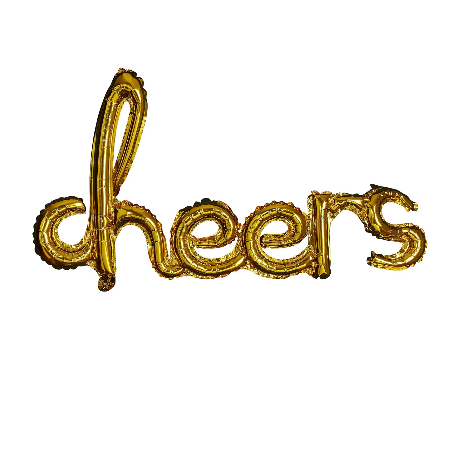 Gold 'Cheers' Foil Balloon Garland