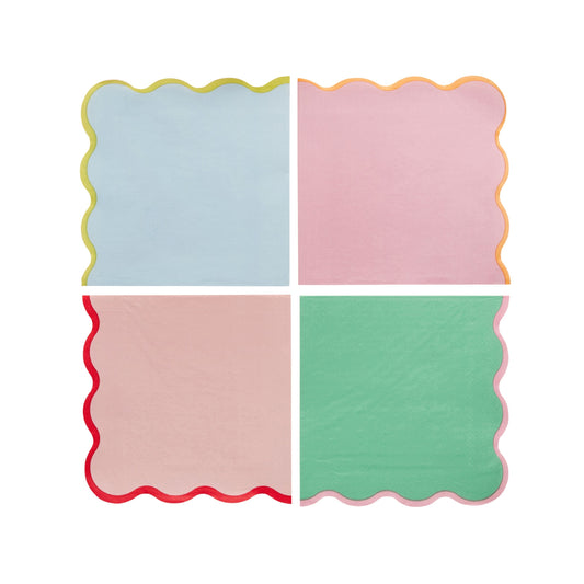 Bright Banquet Paper Napkins - Pack of 16