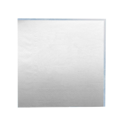 Silver & Grey Ombre Paper Napkins - Pack of 16