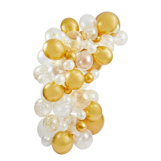 BALLOON ARCH KIT PK 64 GOLD