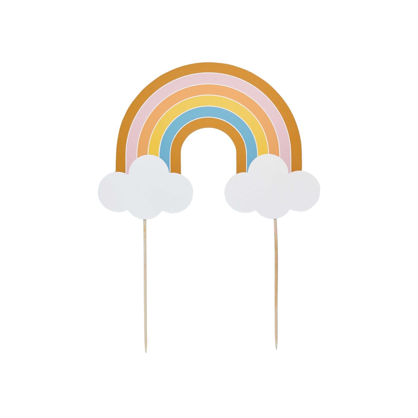 Rainbow Card Cake Topper