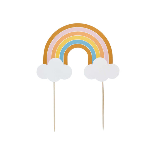 Rainbow Card Cake Topper
