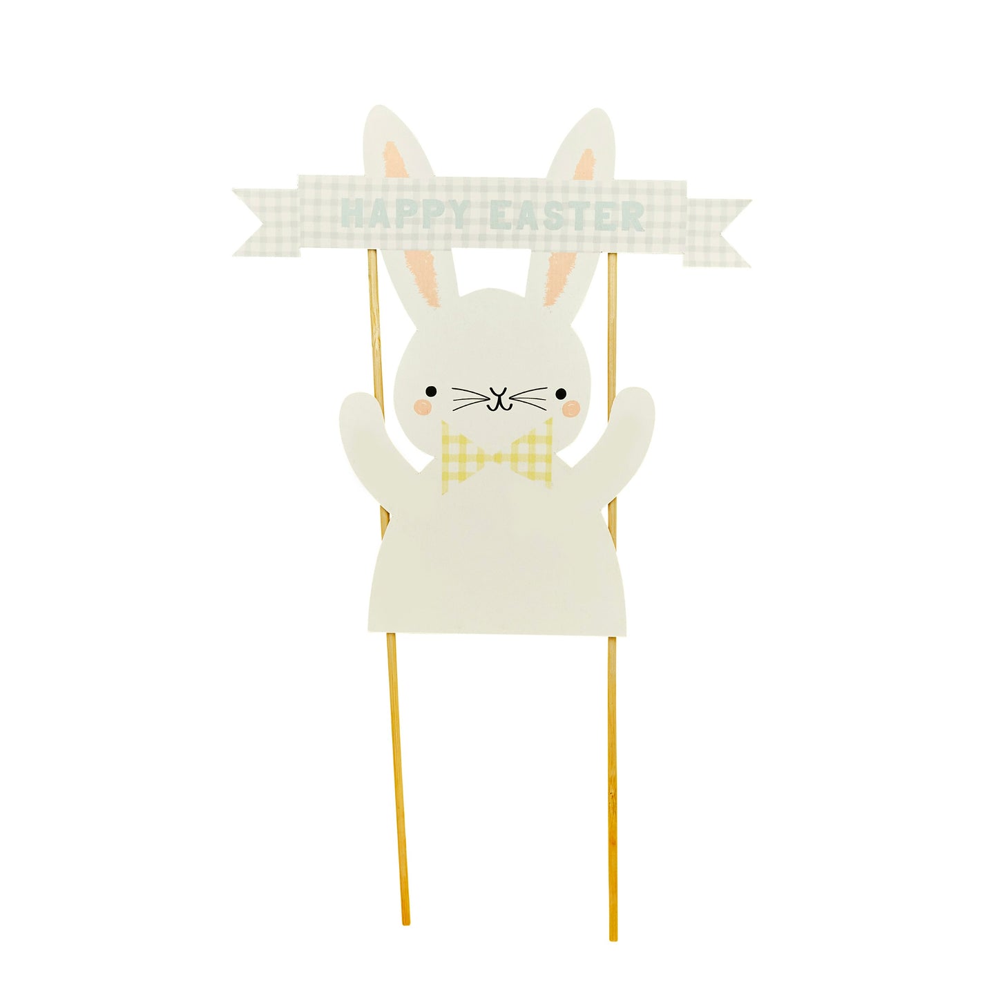 Easter Bunny Card Cake Topper