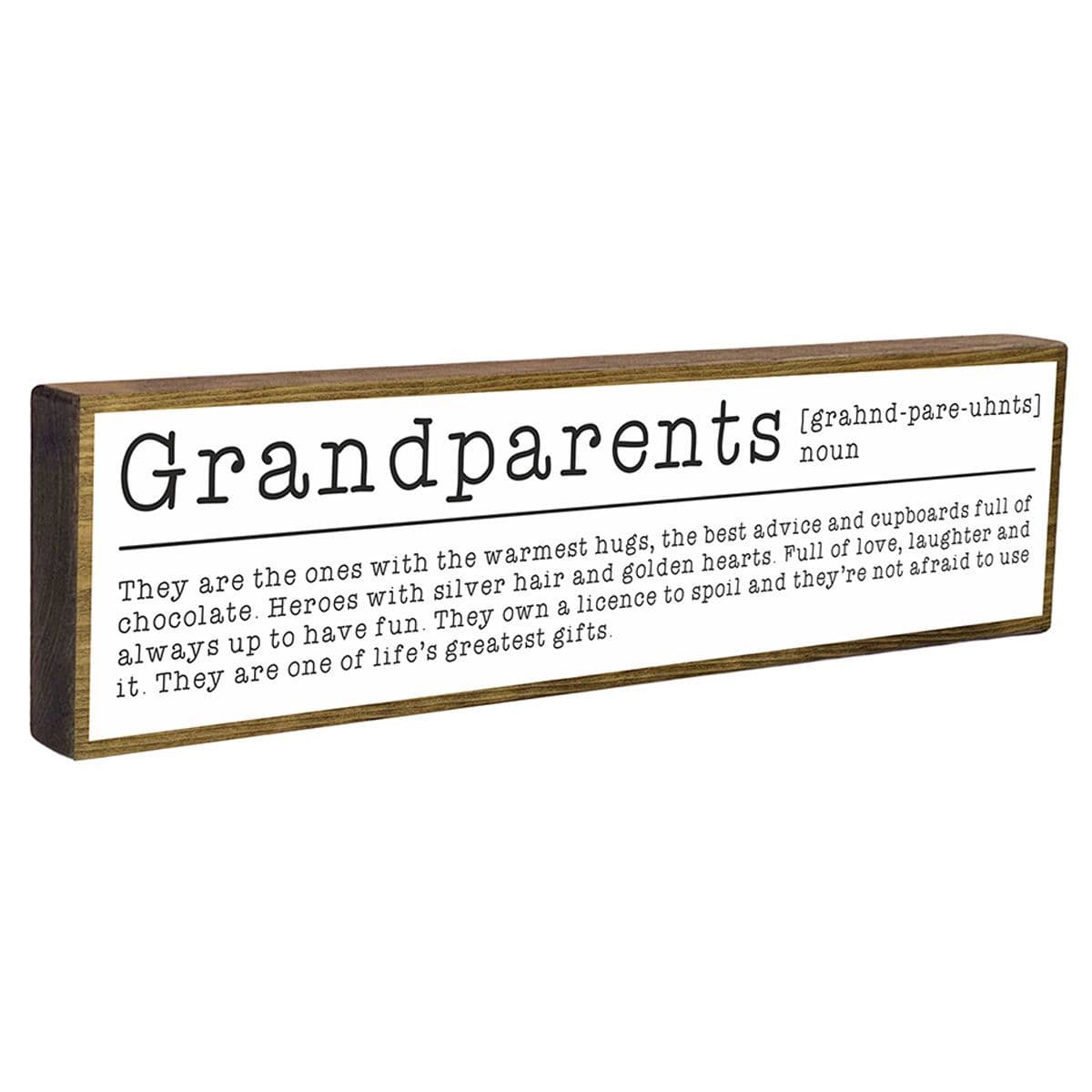 Grandparents Mini Rustic Sign