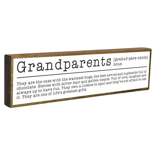 Grandparents Mini Rustic Sign
