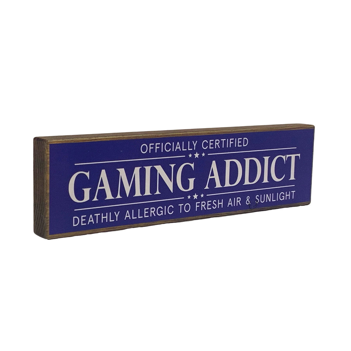 Gaming Addict Mini Rustic Sign