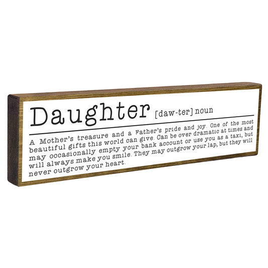 Daughter Mini Rustic Sign