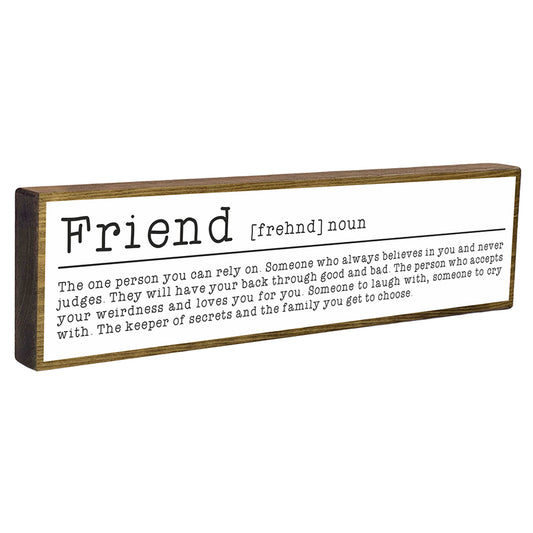 Friend Mini Rustic Sign