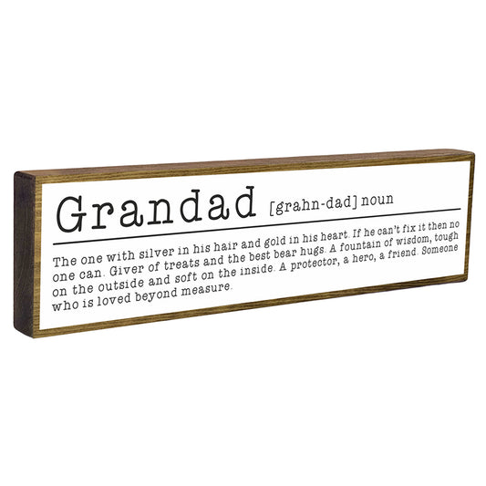 Grandad Mini Rustic Sign