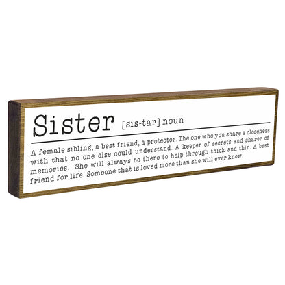 Sister Mini Rustic Sign