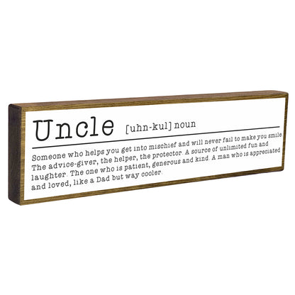 Uncle Mini Rustic Sign