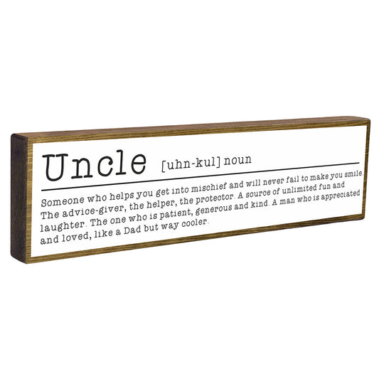 Uncle Mini Rustic Sign